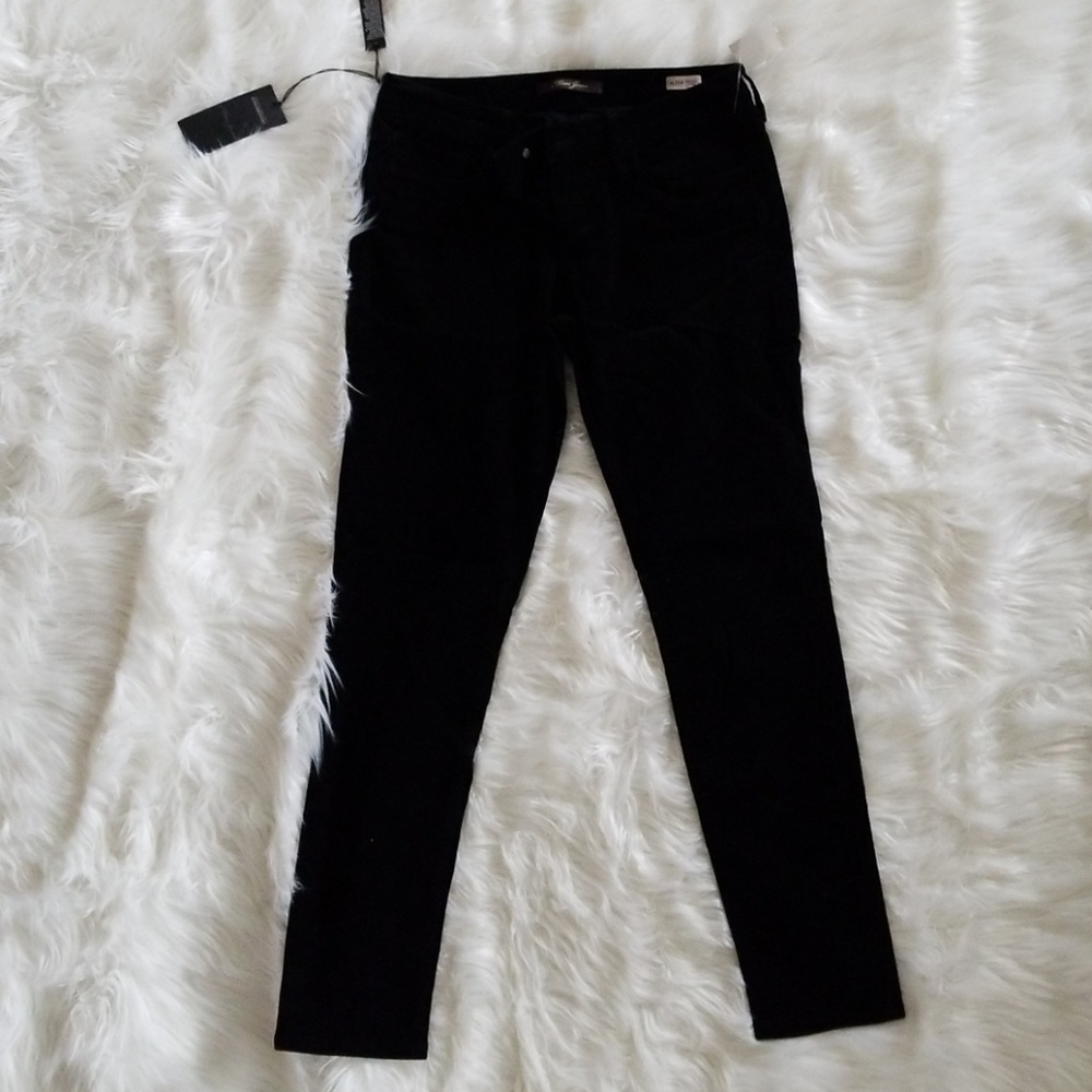 Mavi Jean's Black Corduroy Skinny Jeans
